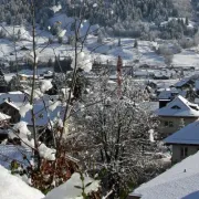 Dorf von oben Winter (Katharina Meichtry)